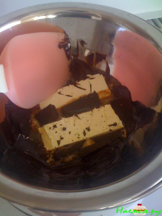 Торт "Сливочное суфле на шоколадной основе "Брауни"