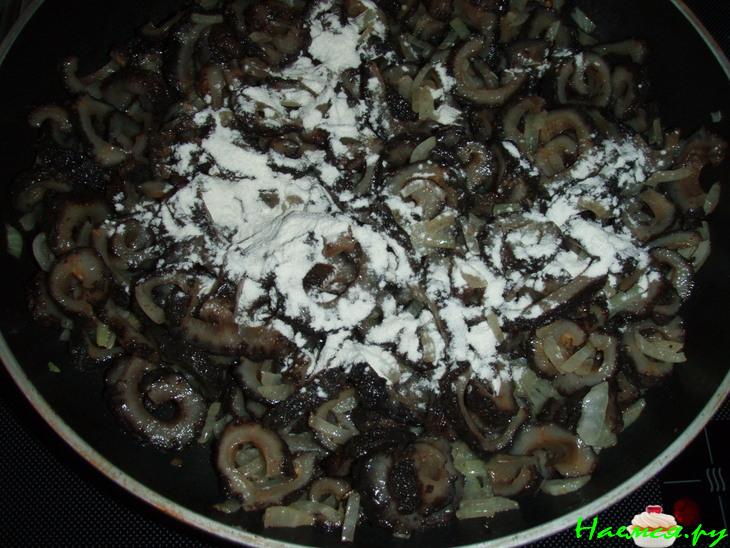 Скоблянка с мясом из кукумарии Скоблянка с мясом из кукумарии