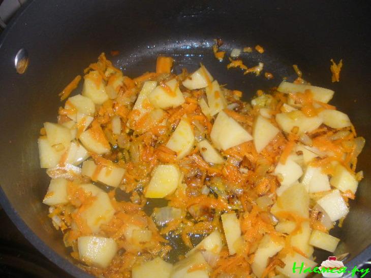 Кремовый суп с морскими гадами