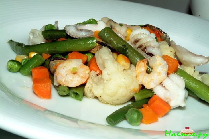 Морепродукты с овощами 2
