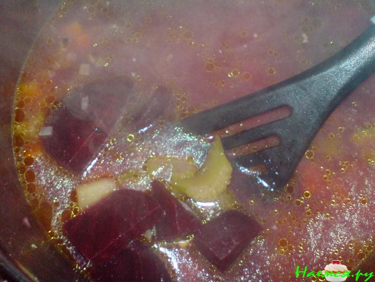 Суп-пюре из свеклы