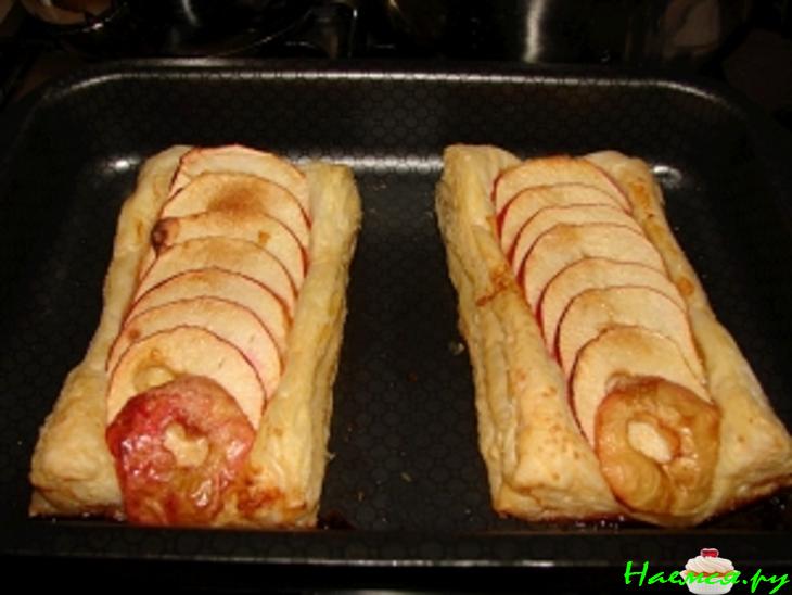 Яблочные "саночки"