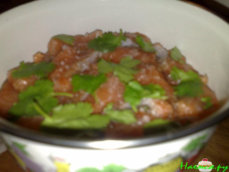 "Рыбка с кинзой на завтрак" 