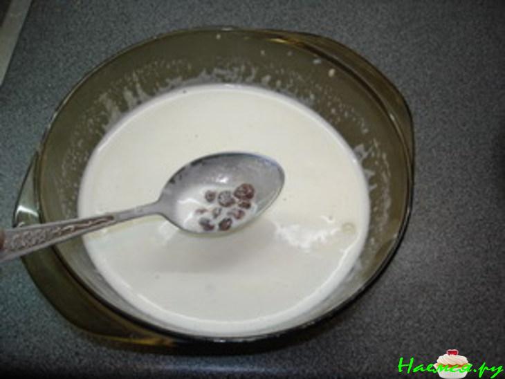 Молочный сладкий суп с клецками