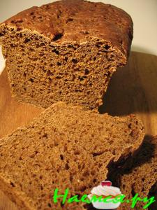 Черный хлеб на закваске «5 стаканов» или «нарочно не придумаешь»