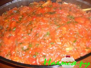 Запеченный лук-порей (пыраса)