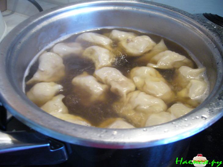 Грибной супчик с пельменями