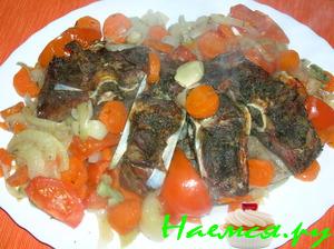 Седло барашка запеченное или баранина для ленивых