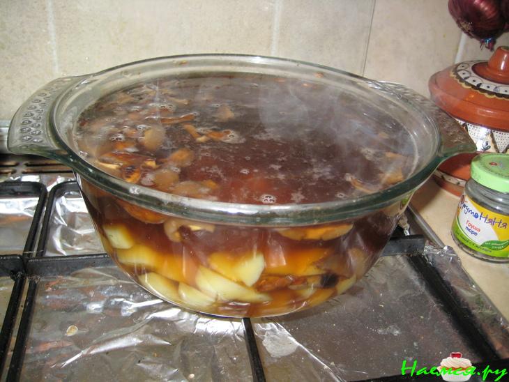 Весенний суп с крапивой (постный)