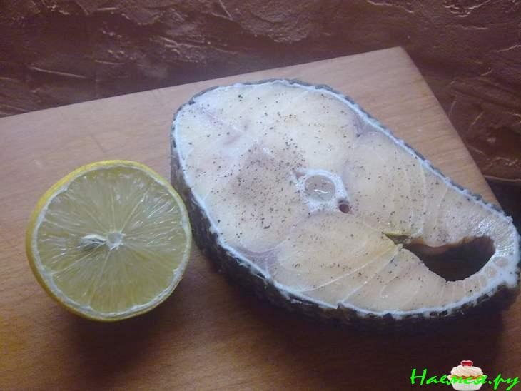 Рыба Эскалар в лимонном соусе