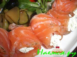 Лососевые пальчики с маскарпоне