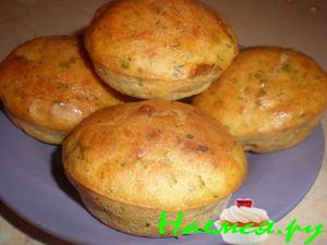 Кексы с лососем