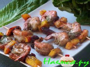 Креветки жареные по-Канадски