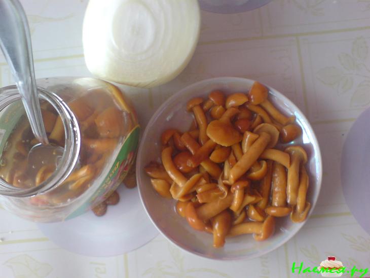 Запеканка с опятами