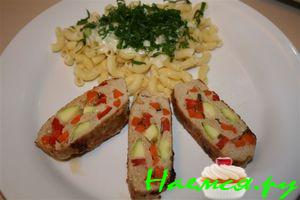 Куриная котлетка с овощами