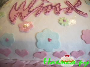 Праздничный детский торт 'WINX' с украшениями из мастики