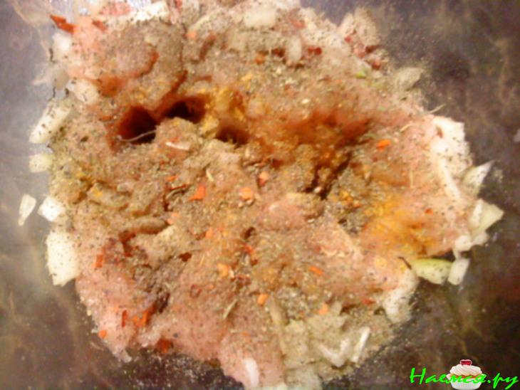 Люля-кебаб (свинина с курицей)