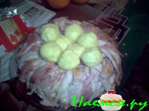 Салат "Гнездо глухаря" Салат "Гнездо глухаря"