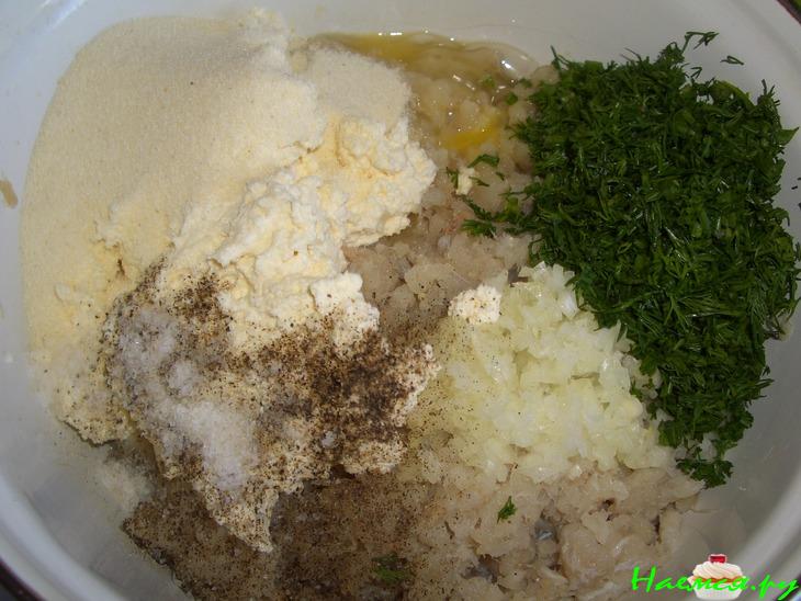 Рыбные котлеты с творогом Рыбные котлеты с творогом