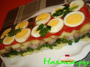Закуска аппетитная с сельдью