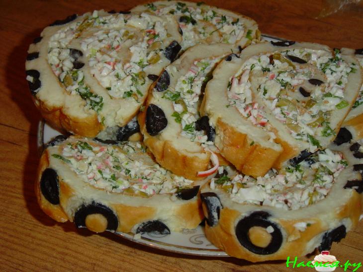 Рулет из заварного теста