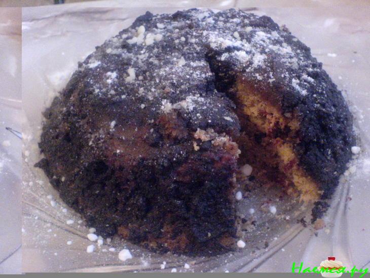 Кекс кофейный со смородиной