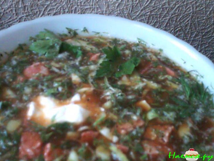 Простая окрошка Простая окрошка