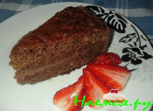 Шоколадный торт с бергамотом Шоколадный торт с бергамотом