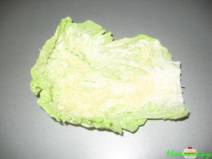 Рулетики с китайской капустой