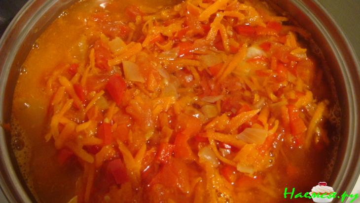 Голубцы с овощной подливкой Голубцы с овощной подливкой