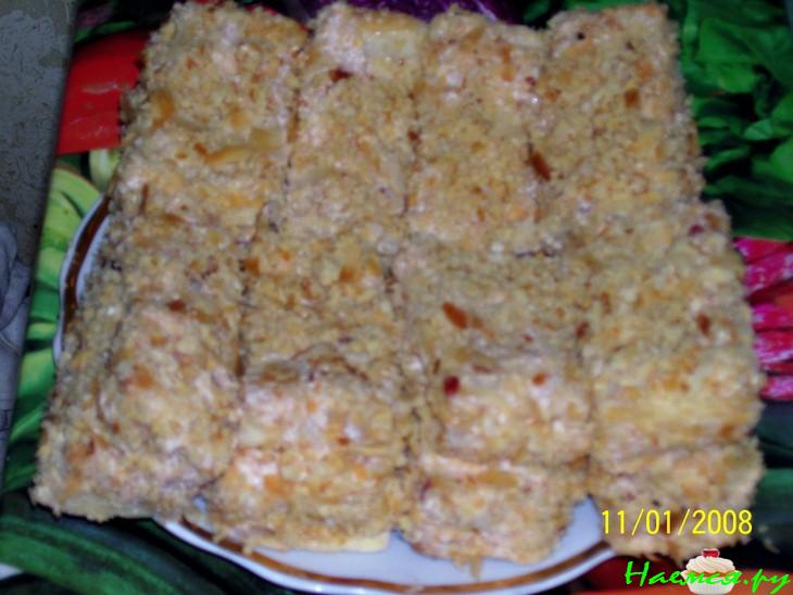 Слоеные пирожные с вкусным кремом