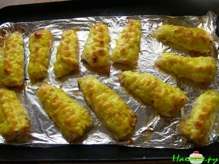 Рыба по-гречески со слабосоленой брынзой