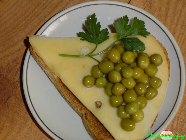 Бутерброд "Виноград"