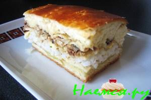 Кулебяка "Выходные на носу" Кулебяка "Выходные на носу"