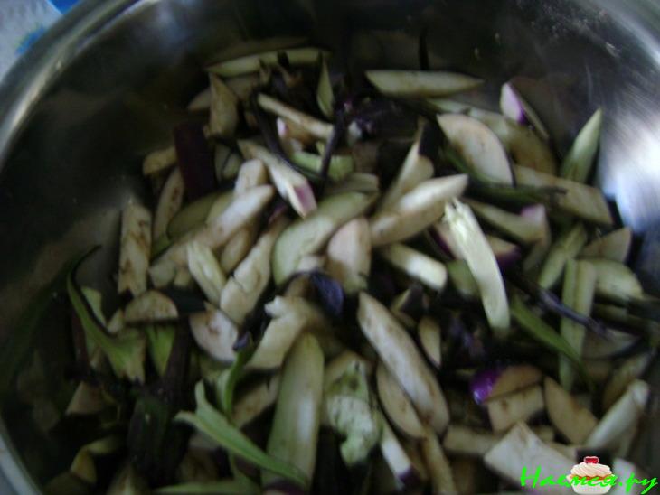 Баклажаны по-корейски с болгарским перцем Баклажаны по-корейски с болгарским перцем