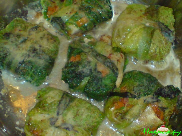 Голубцы с рыбой