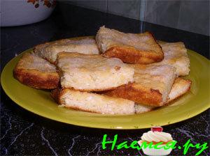 Творожно-яблочная запеканка