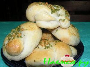 Булочки с чесноком (закусочные)