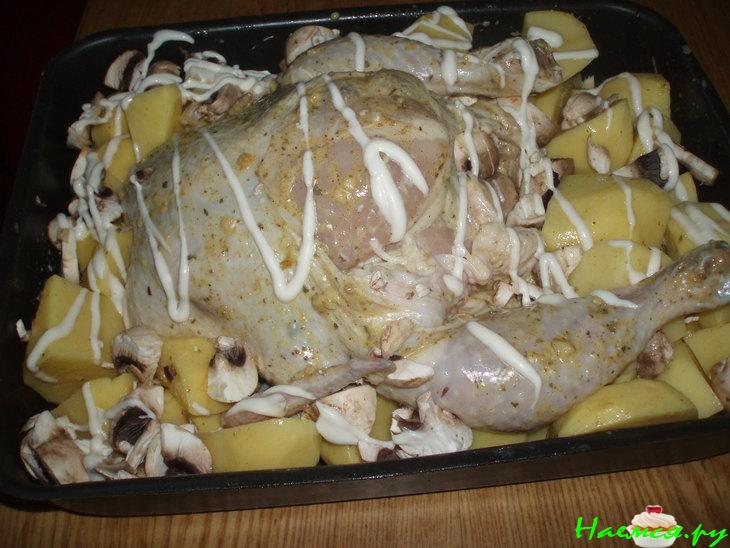 Курочка из духовки