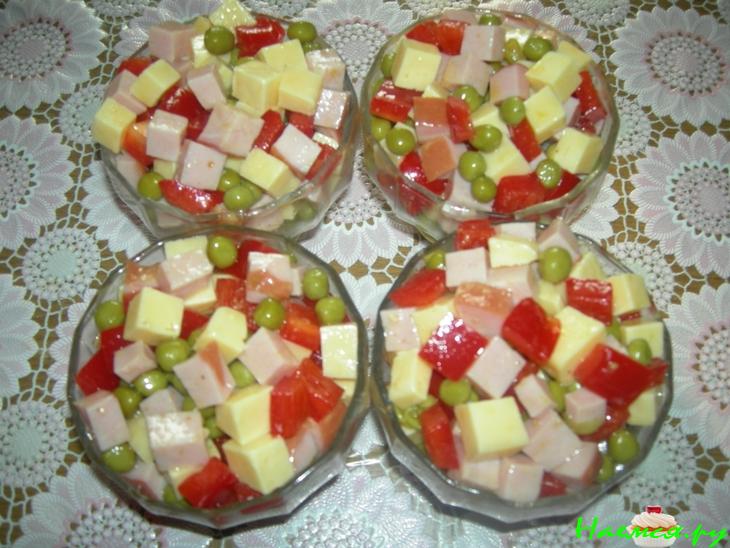 Салат "Воскресенье" с свиным балыком