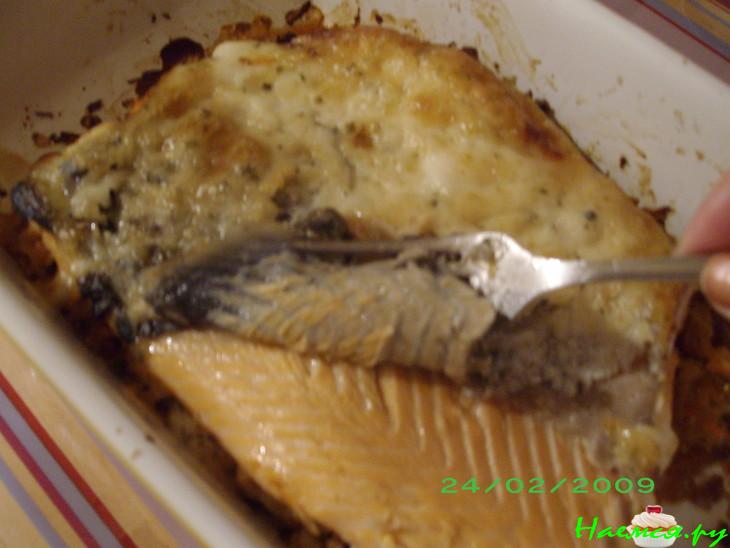 Красная рыбка в духовке