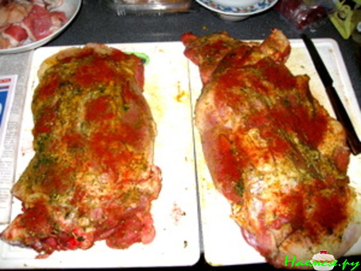 Бараньи лопатки тушёные