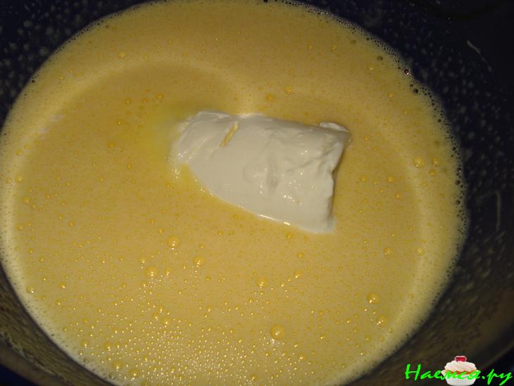 Торт "Зебра" с какао