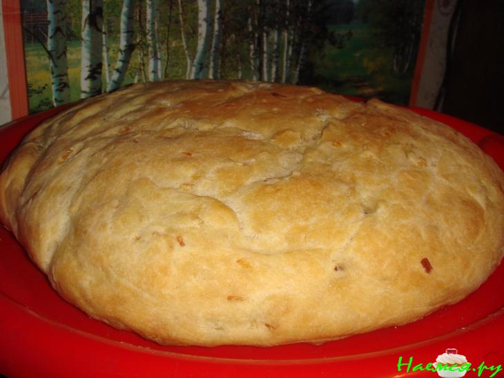 Хлеб луковый (без хлебопечки)