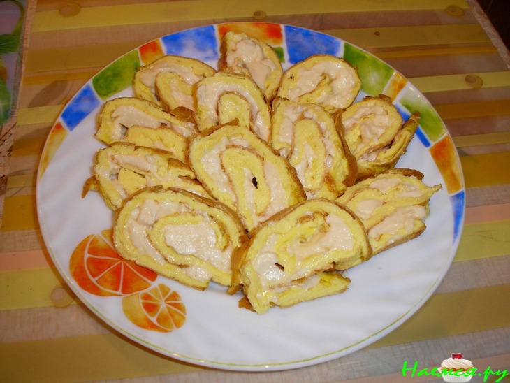 "Яичный рулетик"