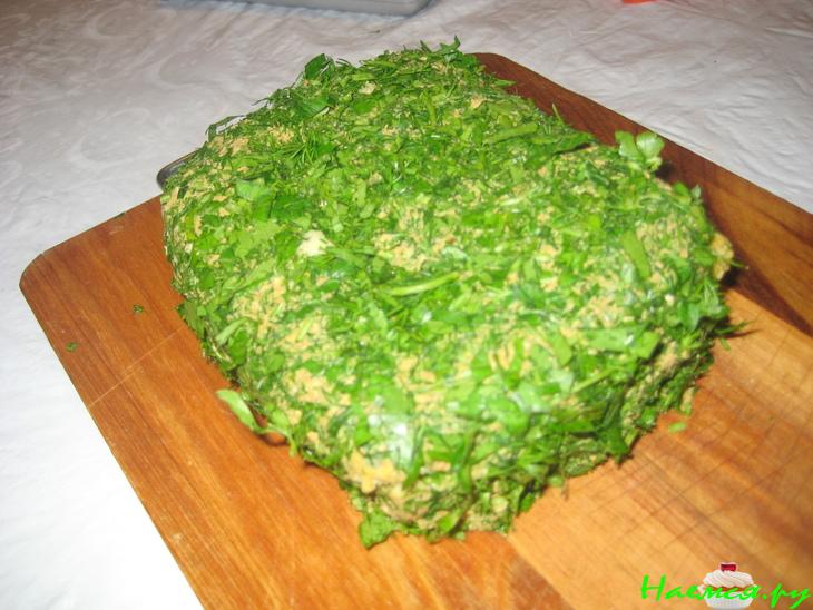 Бутербродный торт с паштетом