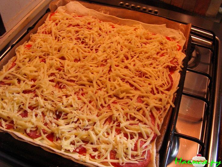 Творожная пицца