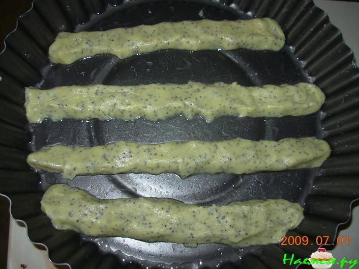 Творожный пирог "Полосатик"