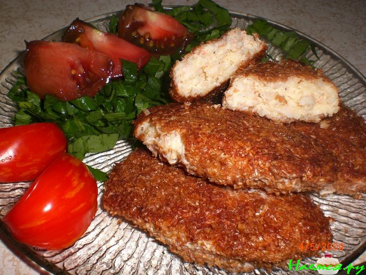 Котлеты из креветок и цветной капусты Котлеты из креветок и цветной капусты