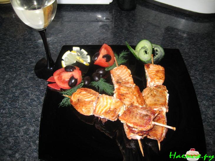 Шашлык из сёмги